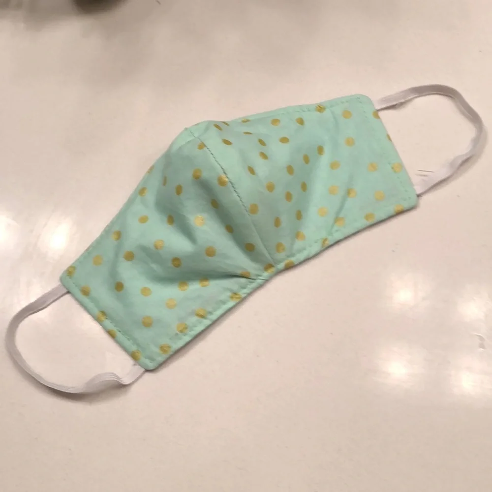 Two Double Layer Reversible Washable Face Masks